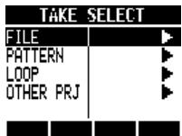 ZOOM R8 - For an audio file, select FILE. - 1