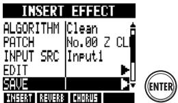 ZOOM R8 - Select save. - 1