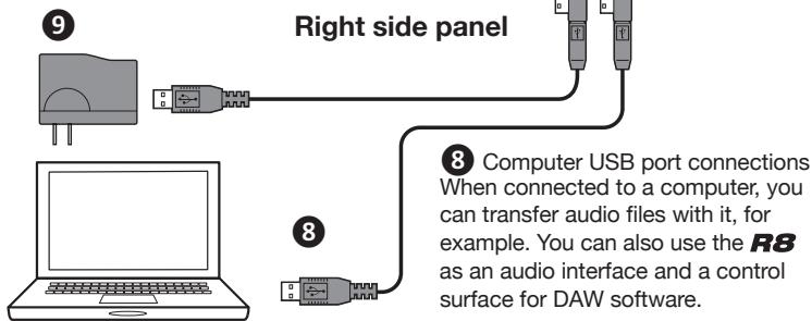 ZOOM R8 - Inputs - 2