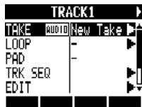 ZOOM R8 - Select the track to assign. - 1