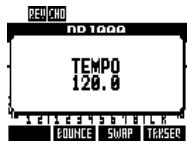 ZOOM R8 - Setting the tempo - 4