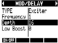 ZOOM R8 - Select a parameter and set it. - 1