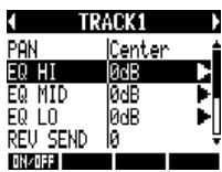 ZOOM R8 - SelectEQHI,EGMID or EQLO. - 1
