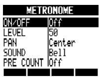 ZOOM R8 - Select each menu item and adjust the settings. - 1