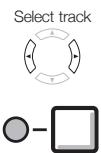 ZOOM R8 - Select the track to be looped. - 2