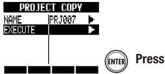 ZOOM R8 - Copying a project - 6