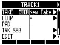 ZOOM R8 - Select the track to assign. - 1