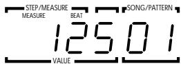 ZOOM RT234 - Press the [VALUE UP or DOWN] key. - 1