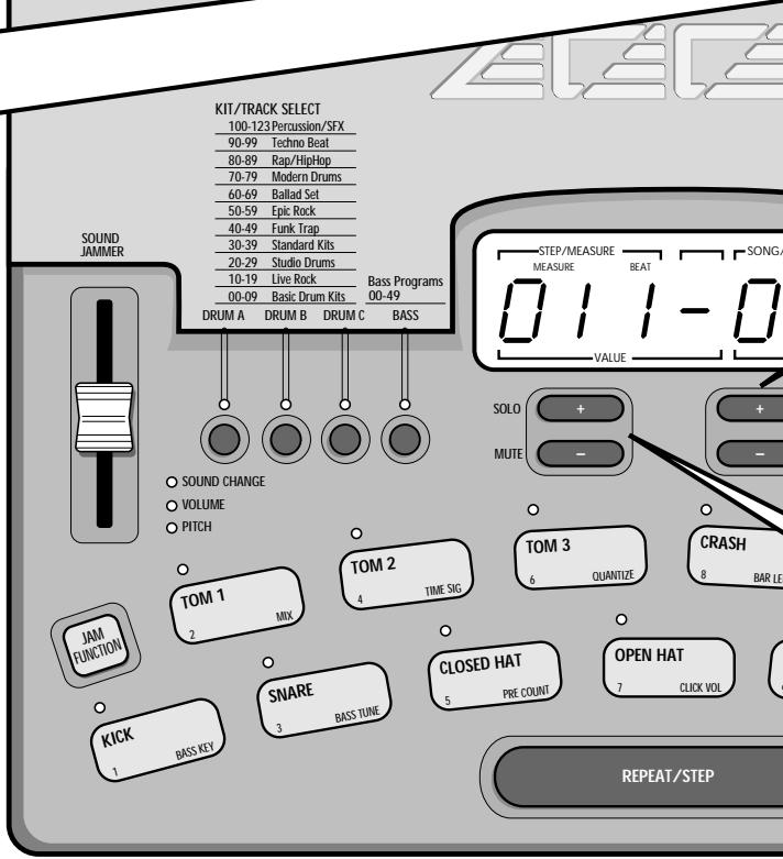 ZOOM RT234 - Press the [PATTERN] key. - 2