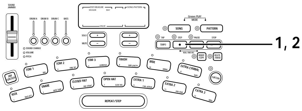 ZOOM RT234 - Returning the RhythmTrak…234 to the factory default condition (initialization) - 1