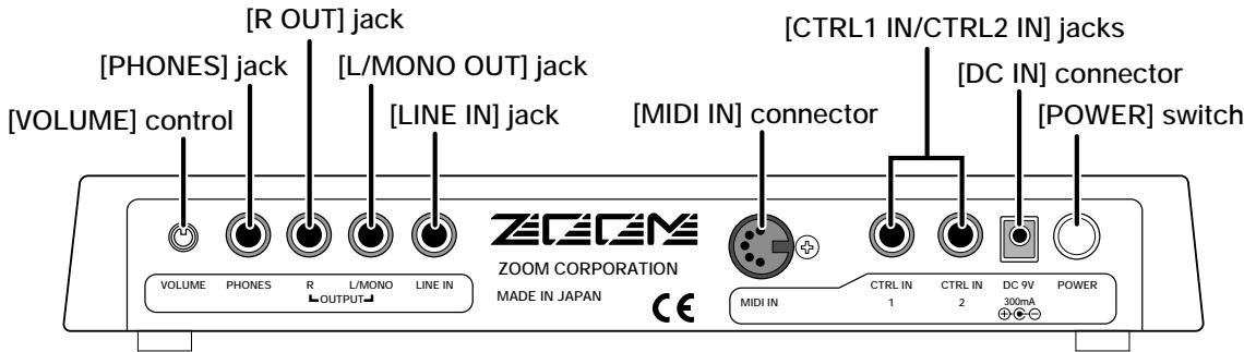 ZOOM RT234 - Rear Panel - 1