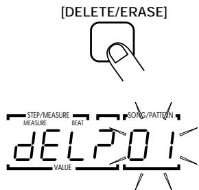 ZOOM RT234 - Deleting a song - 2