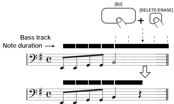ZOOM RT234 - STEP6 Press the desired pad and/or the [REPEAT/STEP] key to enter the desired note or rest with the desired duration. - 7