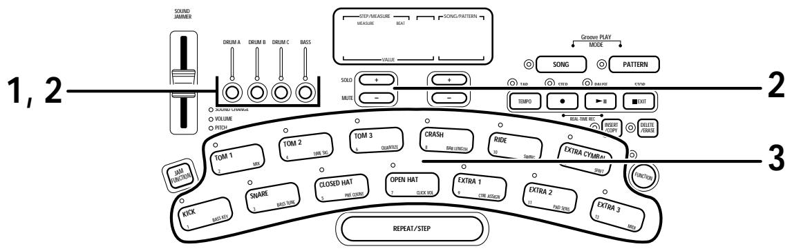 ZOOM RT234 - Selecting a kit/program for manual play - 1