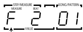 ZOOM RT234 - STEP3 Press the [FUNCTION] key and then pad 1 (BASS KEY). - 3