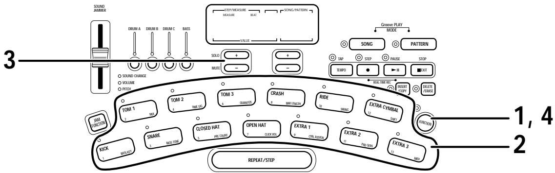 ZOOM RT234 - Basic [FUNCTION] key operation steps - 1
