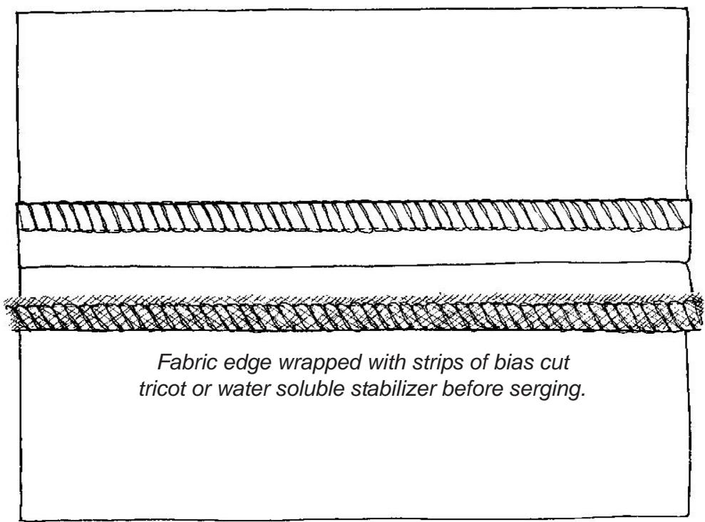 BERNINA 1150MDA - Wide Overlock Seam Finish Sample - 1