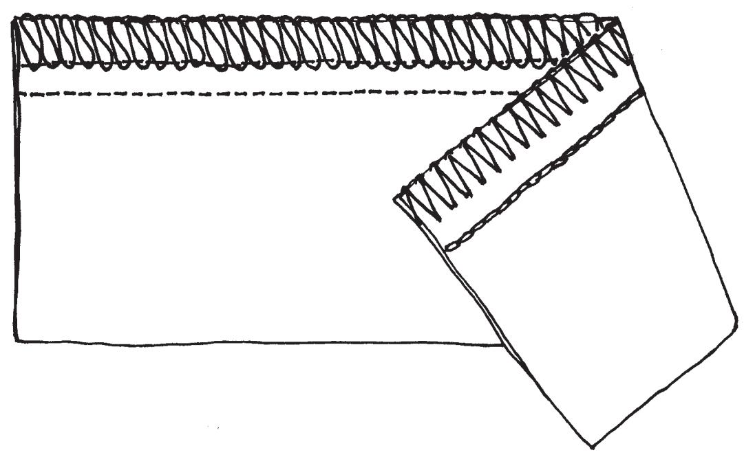 BERNINA 1150MDA - 5-Thread Combination Stitch Sample - 1