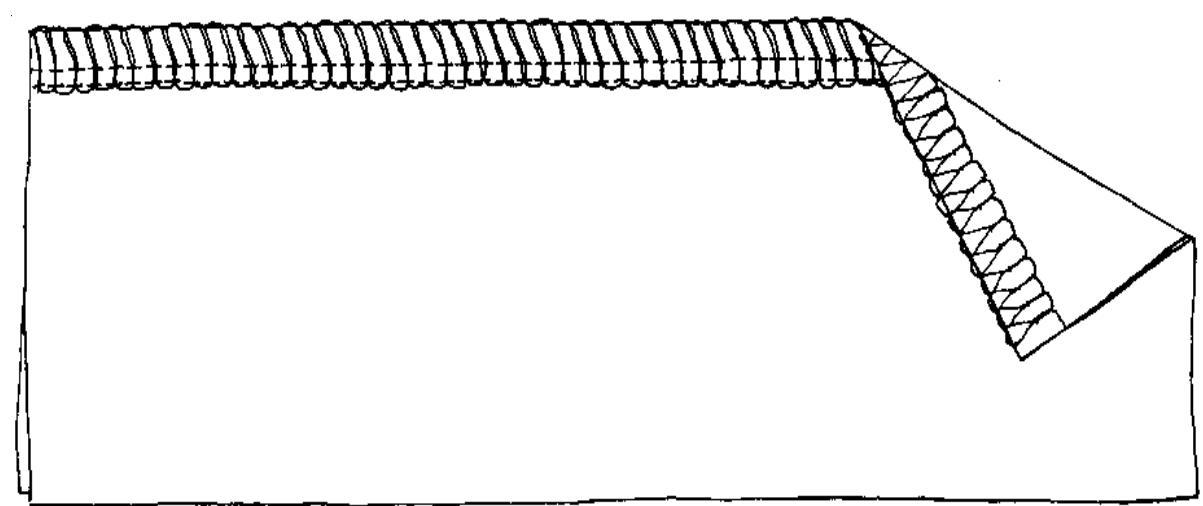 BERNINA 1150MDA - 4-Thread Overlock Seam Sample - 1