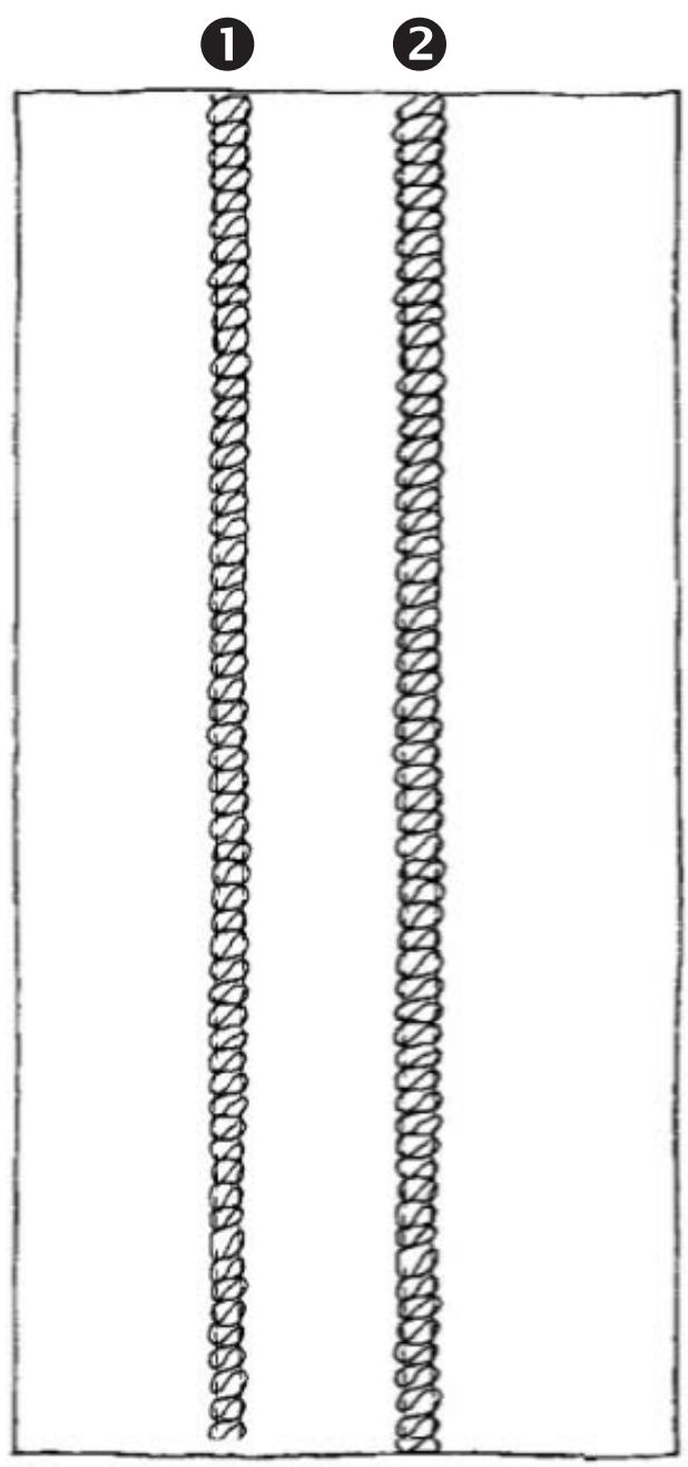 BERNINA 1300MDC - Two-Thread Flatlock using mtc Sample - 1