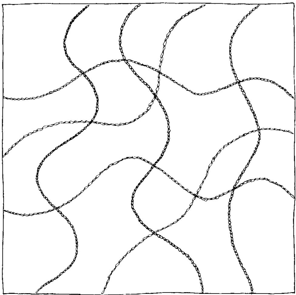 BERNINA 1300MDC - Decorative Chain Stitch Sample - 1