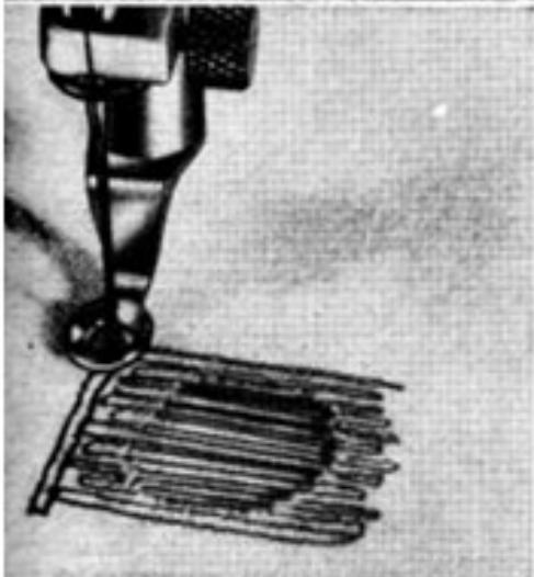 BERNINA 532-1 - Fig.17 a b c raccommoder et repriser - 2