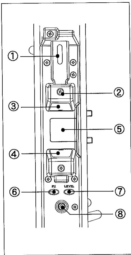 AKAI EWI 4000S - B: plaque de glissement (glide) - 1