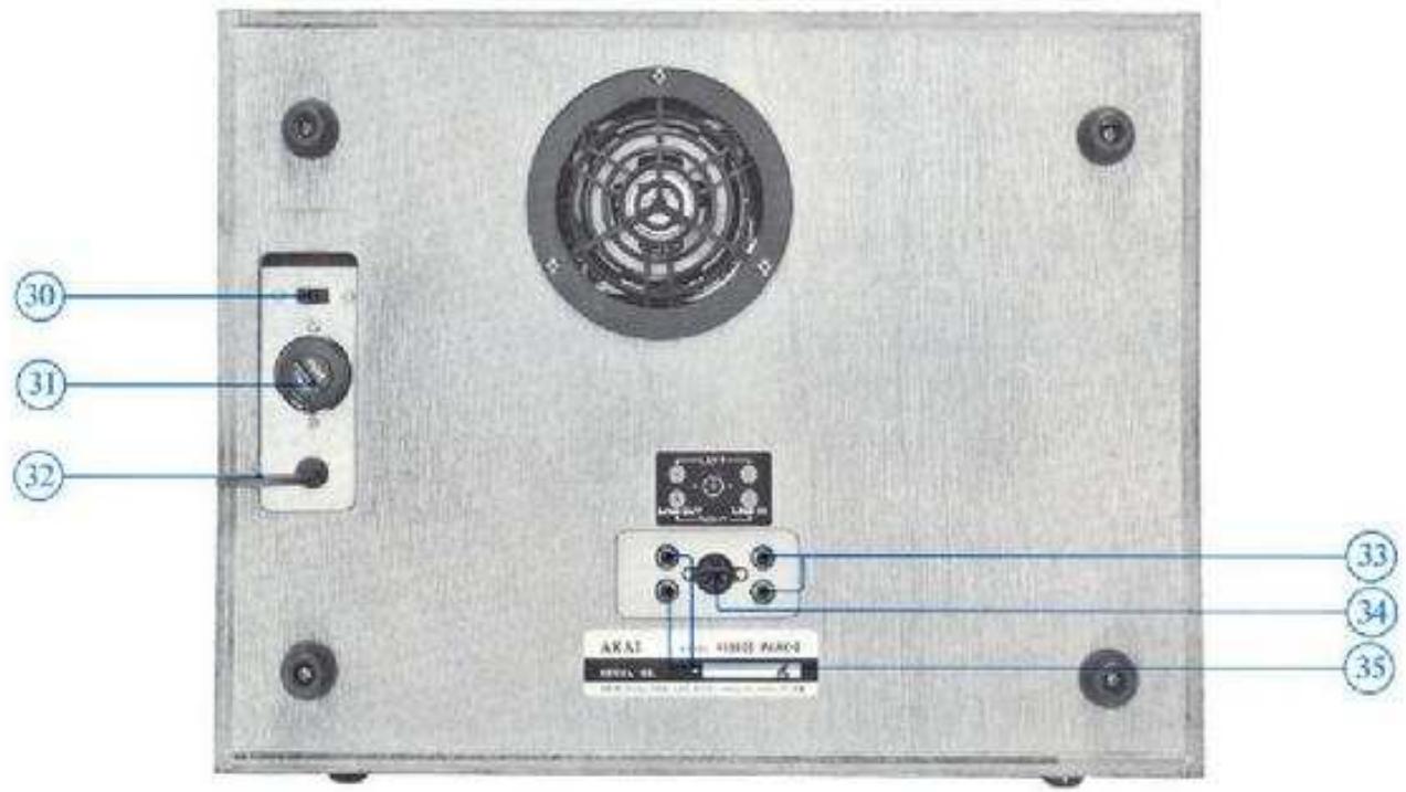 AKAI 4000DS MK-II - RECORD/PLAYBACK LEVER - 1