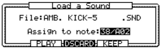 AKAI MPC2000 - 4-1. Selecting .SND (sound) Files or .WAV (wave) Files - 1