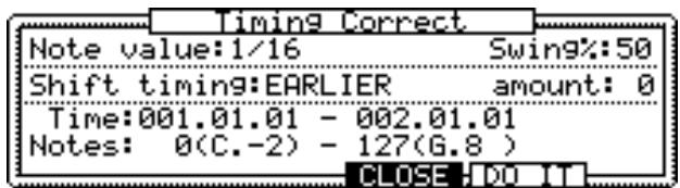 AKAI MPC2000 - Setting the Time Correct (Quantization) - 2