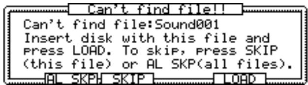 AKAI MPC2000 - 4-3. Loading .PGM (program) Files - 2