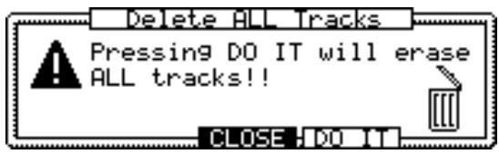 AKAI MPC2000 - Deleting a Track - 2