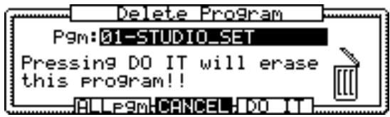AKAI MPC2000 - Deleting a Program - 1
