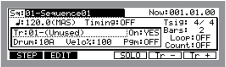 AKAI MPC2000 - Selecting a Sequence - 1