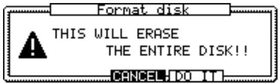 AKAI MPC2000 - Formatting a Floppy Disk - 2