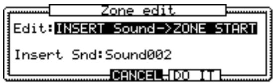 AKAI MPC2000 - INSERT Sound->ZONE START - 1