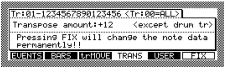 AKAI MPC2000 - Transposing a Track - 1