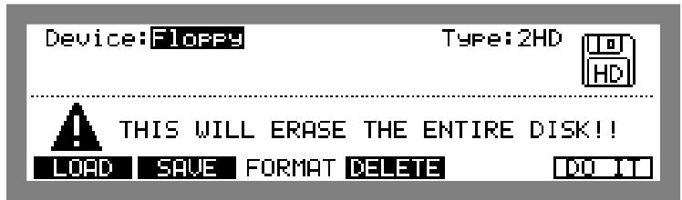 AKAI MPC2000 - Formatting a Floppy Disk - 1