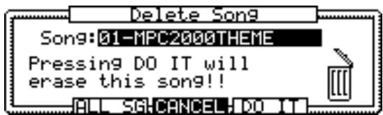 AKAI MPC2000 - Deleting a Song - 1