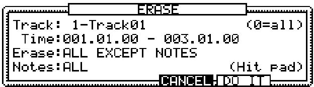 AKAI MPC2000 - Using the ERASE Page to Erase Data - 1