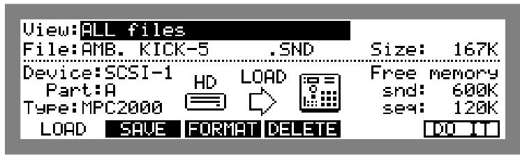 AKAI MPC2000 - Loading Files - 2