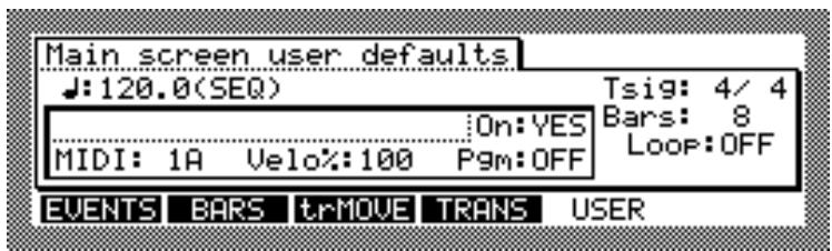 AKAI MPC2000 - Sequence Preferences - 1