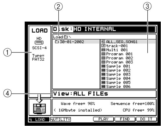 AKAI MPC4000 - Deleting a file - 2