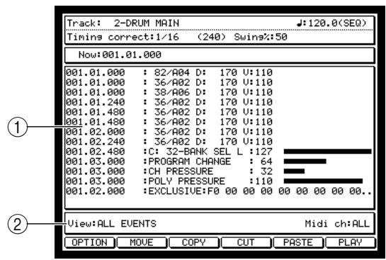 AKAI MPC4000 - Press the [STEP EDIT] key. - 1