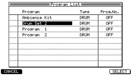 AKAI MPC4000 - When you have selected a program file, press the [F6] key (DO IT button). - 4