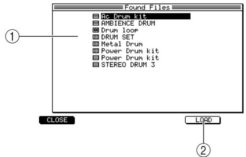 AKAI MPC4000 - Finding a file - 2
