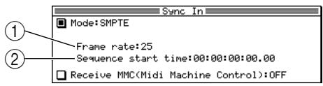 AKAI MPC4000 - ■ SMPTE - 1