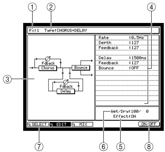 AKAI MPC4000 - Editing the effect parameters - 1