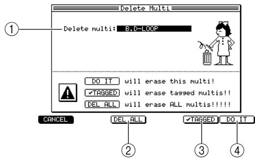 AKAI MPC4000 - Deleting a multi - 1