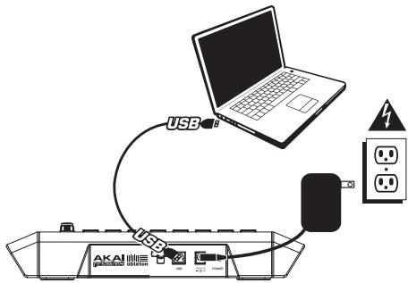 AKAI APC20 - SCHEMA DEI COLLEGAMENTI - 1